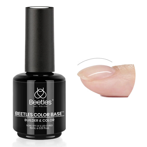 beetles Gel Polish Clear Color Base Gel For Nails2 In 1 15ml Beetles Builder Gel Nail Gel Color Base Gel Nail Polish Clear Color Gel Soak Off Uv Nail Polish