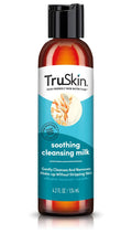 TruSkin Soothing Cleansing Milk for Face – Gentle Facial Cleanser for Sensitive Skin with Plant-Based Rice & Oat Milk plus Hyaluronic Acid - Gently Removes Make-Up Without Stripping Skin 4.2 fl oz