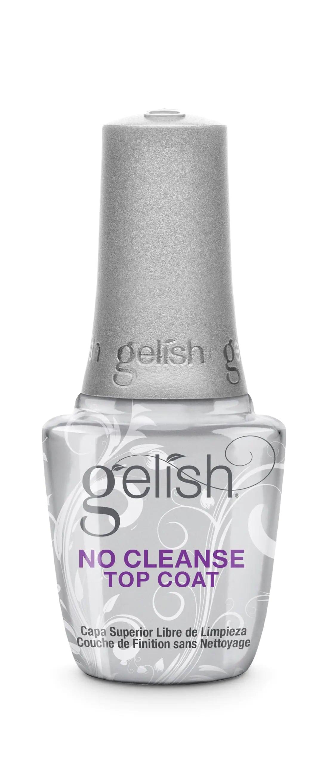 Gelish No Cleanse Top Coat Top Coat For Gel Nails Gel Polish Top Coat Gel Top Coat LED Gel Polish No Cleanse For Gel Nails 0.5 oz.