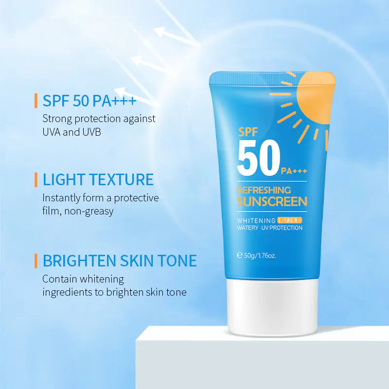 Moisturizing Whitening Sunscreen for Facial Skin Care